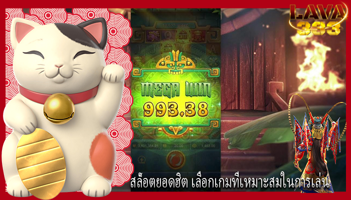 สล็อตยอดฮิต เลือกเกมที่เหมาะสมในการเล่น